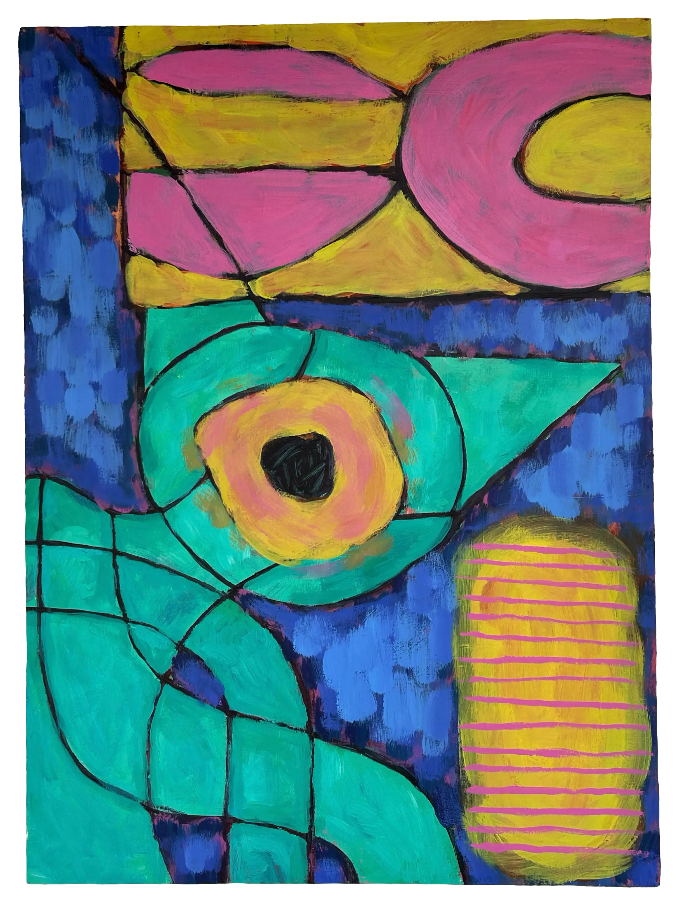 Baziotes. Acrylic on canvas.